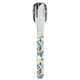 Akinod - Couverts Droits Aimantés 12H34 - Fourchette + Couteau + Cuillère - Couverts en Acier Inoxydable - Assemblage Aimanté -