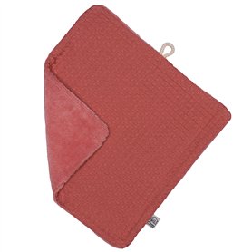 Lavette/Essuie-Tout Lavable Double Face Terracotta- certifiée Oeko-TEX- Doux