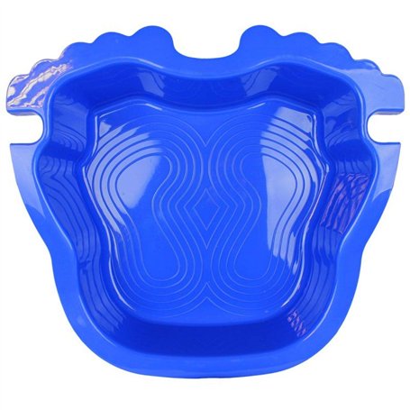 Linxor - Pédiluve Bleu avec Fond antidérapant et accroche échelle pour Piscine Hors Sol