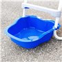 Linxor - Pédiluve Bleu avec Fond antidérapant et accroche échelle pour Piscine Hors Sol