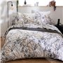 Linnea Taie d'oreiller 65x65 cm Coton Sumatra Gris Fusain