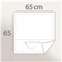 Linnea Taie d'oreiller 65x65 cm Coton Sumatra Gris Fusain