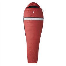Wilsa Outdoor Sac de Couchage Duvet 5° Sarcophage 215x80 cm Rouge/Noir