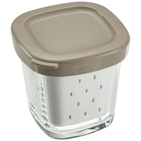 Seb XF100101 Delices Box Coffret de 6 Pots Yaourt Verre Couvercle avec Égouttoir