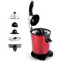 Presse Agrumes Inox Double Cônes Et Filtre En Acier Presspro Rouge Kitchencook
