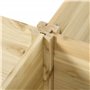 Outsunny Lot de 5 jardinières Convertibles Jardinières d'extérieur en Bois pré-huilé, Dim. 230L x 230l x 28H cm, Bois Naturel