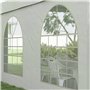 Outsunny Tente de Reception, tonnelle, Barnum 5 x 3 m avec 4 Grandes fenêtres 2 Portes 15m² parois latérales Amovibles pour fête