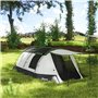 Outsunny Tente de Camping familiale 3-4 pers. - Tente Tunnel avec Porche étanche 3000 mm légère ventilée Facile à Monter - Sac d