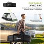 Outsunny Tente de Camping familiale 3-4 pers. - Tente Tunnel avec Porche étanche 3000 mm légère ventilée Facile à Monter - Sac d