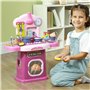 AIYAPLAY Cuisine Enfant Accessoires 38 PCS Jouet d'imitation pour Enfant - dinette Enfant de 3-6 Ans avec lumières et Sons réali