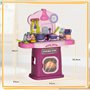 AIYAPLAY Cuisine Enfant Accessoires 38 PCS Jouet d'imitation pour Enfant - dinette Enfant de 3-6 Ans avec lumières et Sons réali