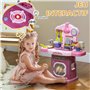 AIYAPLAY Cuisine Enfant Accessoires 38 PCS Jouet d'imitation pour Enfant - dinette Enfant de 3-6 Ans avec lumières et Sons réali