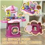 AIYAPLAY Cuisine Enfant Accessoires 38 PCS Jouet d'imitation pour Enfant - dinette Enfant de 3-6 Ans avec lumières et Sons réali