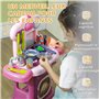 AIYAPLAY Cuisine Enfant Accessoires 38 PCS Jouet d'imitation pour Enfant - dinette Enfant de 3-6 Ans avec lumières et Sons réali