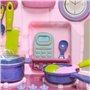 AIYAPLAY Cuisine Enfant Accessoires 38 PCS Jouet d'imitation pour Enfant - dinette Enfant de 3-6 Ans avec lumières et Sons réali