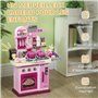 AIYAPLAY Cuisine Enfant Accessoires 33 PCS Jouet d'imitation - dinette Enfant de 3-6 Ans avec lumières et Sons réalistes, Espace