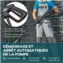 DURHAND Nettoyeur Haute Pression Puissance 150 Bars Max. débit 510 L/h Max, avec Roues, Moteur 1800W, câble 5m et Tuyau 6m, pour