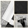 HOMCOM Rampe de Fauteuil Roulant Pliable Rampe de Chargement 65 x 74 x 5,5 cm en Alliage d'aluminium antidérapante, avec poignée