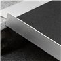 HOMCOM Rampe de Fauteuil Roulant Pliable Rampe de Chargement 65 x 74 x 5,5 cm en Alliage d'aluminium antidérapante, avec poignée