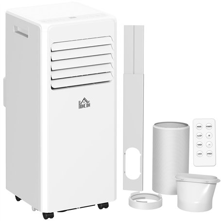 HOMCOM Climatiseur mobile 9000 BTU/H 2