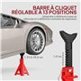 Hauteur réglable de 375 à 592 mm