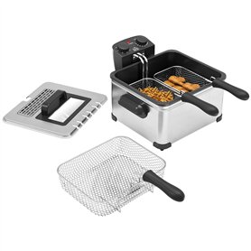 HOMCOM Friteuse 5 litres avec température et minuterie réglables
