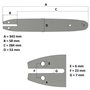 GT Garden Guide 12 Pouces (30 cm) avec chaîne 44 maillons pour Multifonction 4 en 1 et Outil sur Perche