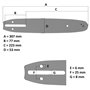 GT Garden Guide 10 Pouces (26 cm) pour tronçonneuse élagueuse 25 cm3