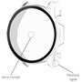 Coque Compatible pour Garmin Vivoactive 5 - Protection Rigide étui Transparent écran Verre trempé Montre connectée Phonillico®
