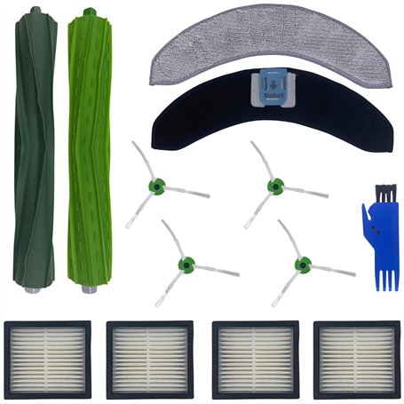 Pack accessoires compatible avec irobot Roomba Combo10 MAX - Filtres