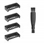 Sabot pour Tondeuse 1/2/3/5mm 4 Sabots Barbe Compatible avec QP2515 QP2530 QP2630 QP2734 QP2830 QP6510 Phonillico®