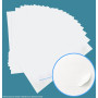 1 800 étiquettes 63.5 x 46.6 mm pour adresse blanches adhésives personnalisables soit 100 feuilles de 18 étiquettes pour imprima