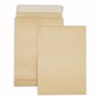 Lot de 10 enveloppes - pochettes à soufflet C4 229 X 324 + 30 MM papier kraft marron ecru 120g fermeture bande adhésive autocoll