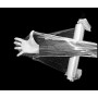 Film étirable transparent 450 mm x 270 mètres film protecteur extensible emballage pour déménagement