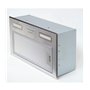 HOTTE ENCASTRABLE - GROUPE FILTRANT INOX 52 CM - 335 m3/h - Evacuation ou Recyclage - Filtres à Charbon Inclus