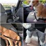 Laisse Ceinture de Sécurité pour Chien, avec Absorption des Chocs et Mousqueton. Réglable. pour Tout Type de Voiture. pour Tous 