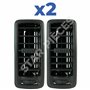 2 grilles ventilation d’air compatible pour Trafic 2, Vivaro A et Primastar (2000-2014) grilles aération fenêtre : chauffage et 