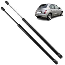 2 verins de coffre compatibles pour Micra 3 (K12) (2002-2010) vérin de hayon. 90450AX60A