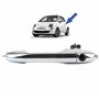 STARKIT PERFORMANCE Poignée de porte compatible pour Fiat 500, Fiat 500C et Abarth (2007-2022) poignée extérieure | avant gauche