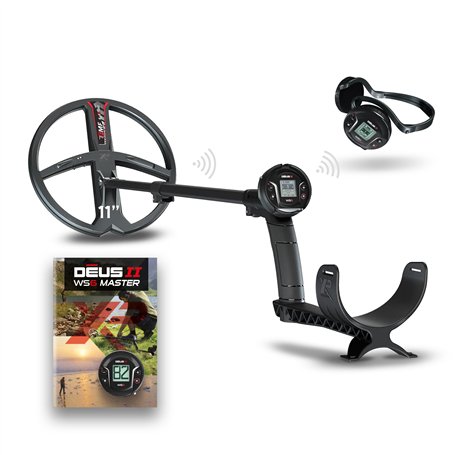 XP Metal Detectors Deus II WS6 Master DEUS2-28FMFWS6E Casque sans fil WS6 Master résistant aux intempéries et multi-fréquences I