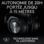 LOGITECH G - Casque-Micro sans fil Gaming - PRO X 2.4 Ghz - Noir - 981-000907 189,99 €