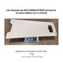 AUA SIGNALETIQUE - Chevalet signalisation Nettoyage en Cours Attention - Poids 1KG en Plastique Blanc