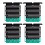 Lot de 4 Attaches de tablier rigide Clicksur H875F pour volet roulant - Fixation de volets roulants - Verrou automatique 3 maill