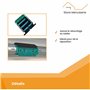 Lot de 4 Attaches de tablier rigide Clicksur H875F pour volet roulant - Fixation de volets roulants - Verrou automatique 3 maill
