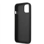 Guess GUHCP13M4GMGGR Coque pour iPhone 13 6,1" Gris 4G Logo Big Metal