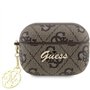 Guess GUAP2G4GSMW Coque pour AirPods Pro 2 Marron 4G Charm Collection
