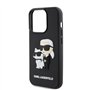 CG Mobile Karl Lagerfeld Coque en Caoutchouc 3D avec NFT Karl & Choupette pour iPhone 15 Pro Max
