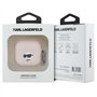 CG Mobile Karl Lagerfeld Coque en Silicone 3D pour AirPods 4 (Rose)