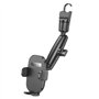 acce2s Support Voiture Rétroviseur pour Crosscall Stellar M6E M6 X5, Core S5 Z5 X5 S4 M5 X4, Action X5 Rotation 360°, Stable et 