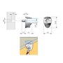 cyclingcolors 8x Taquet métal plateau tablette verre vitre avec vis de réglage nickelée Support Placard Meuble Etagère Armoire P